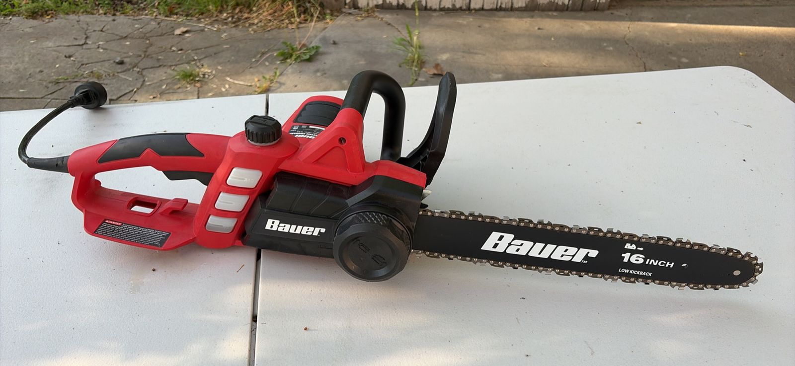 Bauer 16 Inch Electric Chainsaw