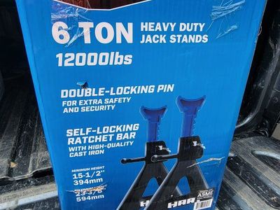Hart 6 Ton 12000 lbs Heavy Duty Jack Stands T46002C