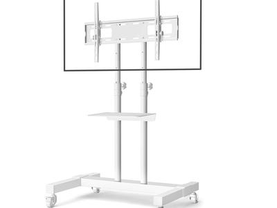 Height Adjustable, Rolling TV / Disply Cart - New in Box