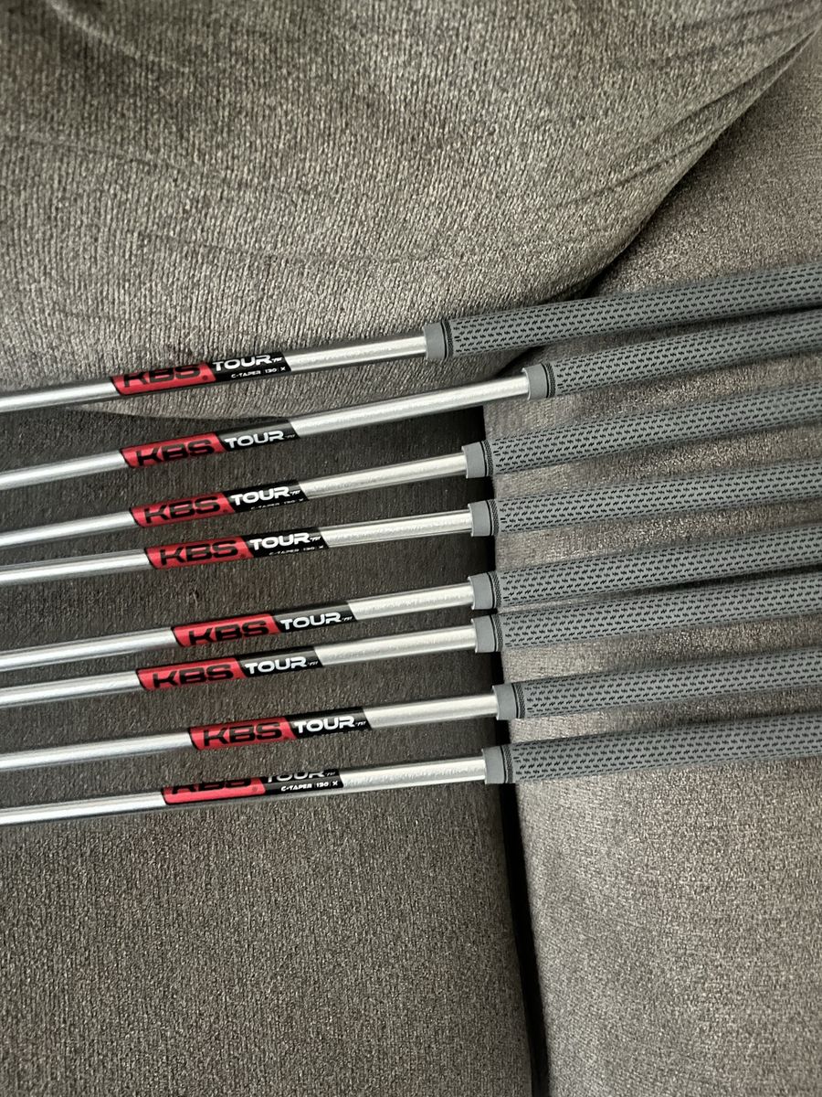 KBS C taper x stiff shafts 3-PW.