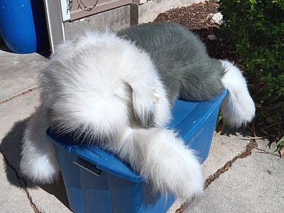 extra large sheepdog stuffed animal