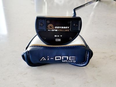 NEW-Odyssey Ai-One Milled Six T DB Putter 35in
