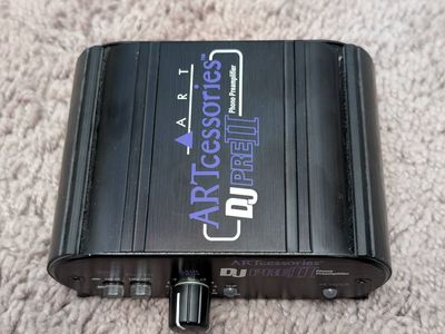 ARTcessories DJ PRE II Phono Preamplifier w/ 12v Power Supply