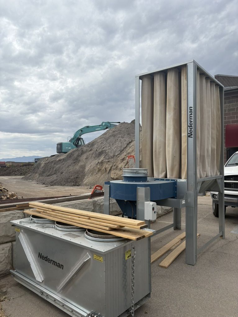 Dust Collector with Dump Bin For Sale