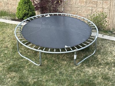 8’. Trampoline with nets (not shown)