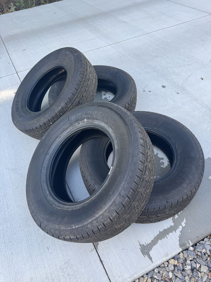 General Grabber HTS 255/70r17 (4 sets)
