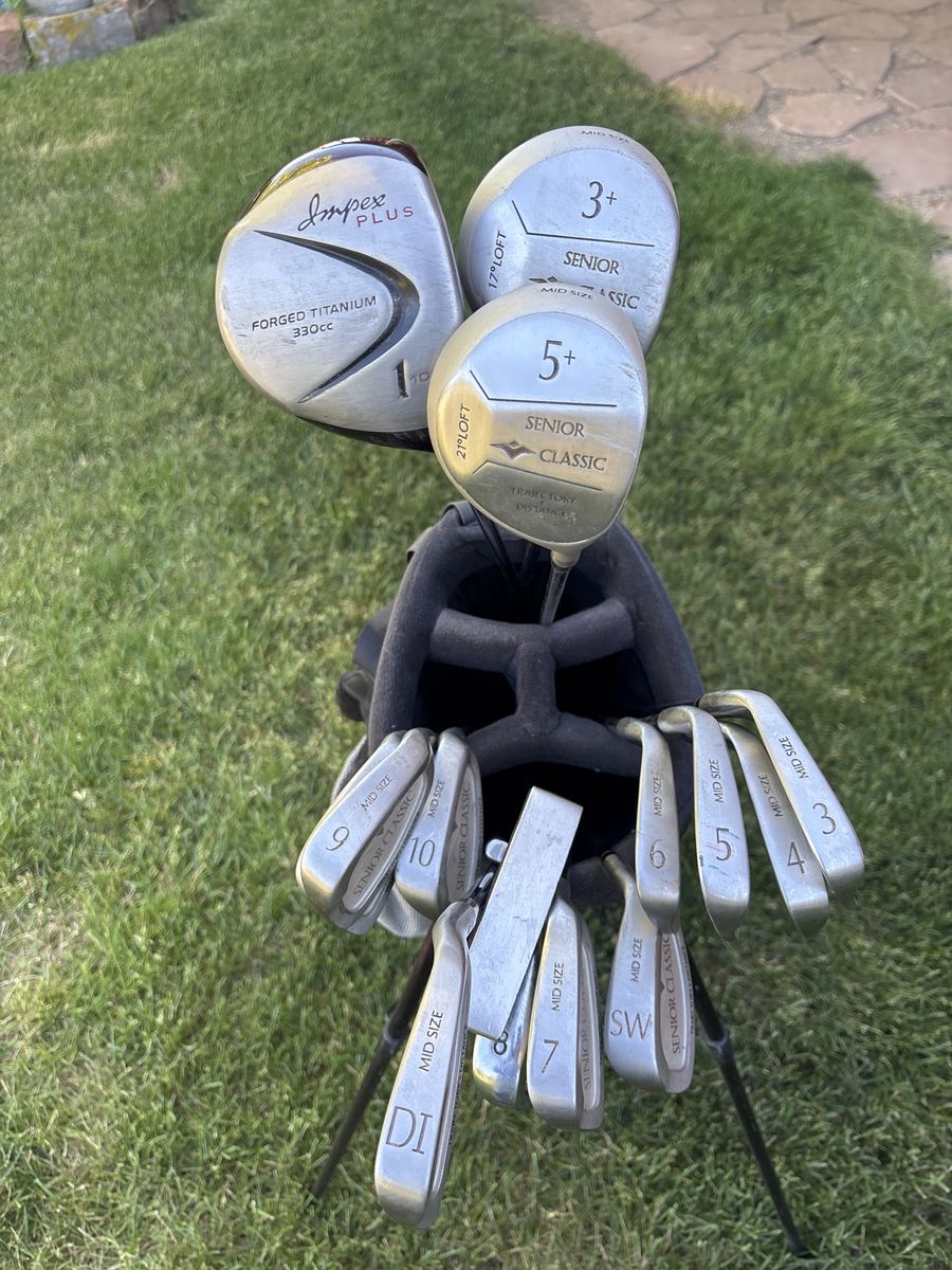 Full Set Senior Classic Irons And Woods