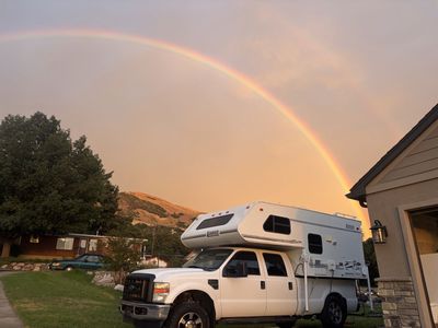 TRUCK & CAMPER PACKAGE 2009 F250 Super Duty, 4X4 ,Crew Cab with “LANCE CAMPER PACKAGE” READY TO GO ! 50 K miles on NEW ENGINE
