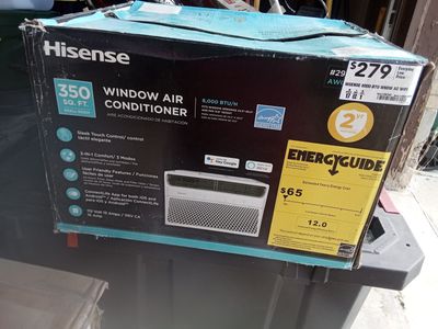 Hisense 8000 BTU 350 Sq. Ft. Window Air Conditioner with Wi-Fi - AW0821CW1W