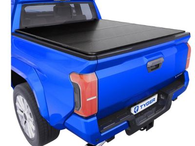 Tyger Auto T5 Tri-Fold Alloy Hardtop Truck Bed Tonneau Cover Compatible with 2024-2026 Toyota Tacoma (Only Fits Models with Fact