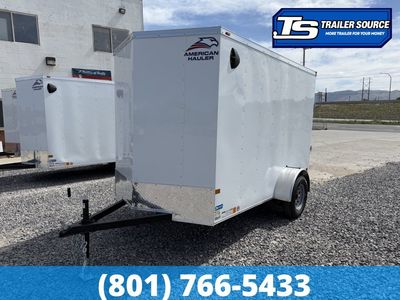 6x10 American Hauler Arrow Enclosed Cargo Trailer - 6'6" Interior - 3.5K GVWR - Ramp Door