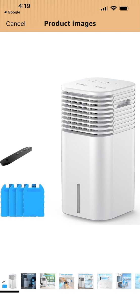 Behomey DL3 windowless portable air cooler