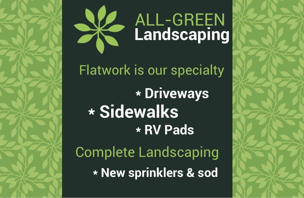 All Green Landscaping | Tree Trimming | Hedge Trimming | Sod Installation | Bush Removal | Yard Cleanup