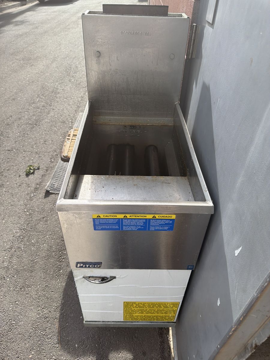 Pitco Commercial Stainless Steel Deep Fryer Restaurant Equipment