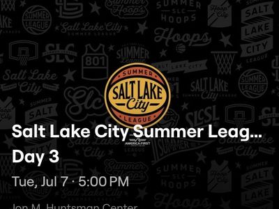 Summer League FOUR tickets Section M Row 22 $35/each