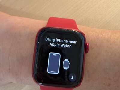 iWatch Series 7 Red 41mm With Box