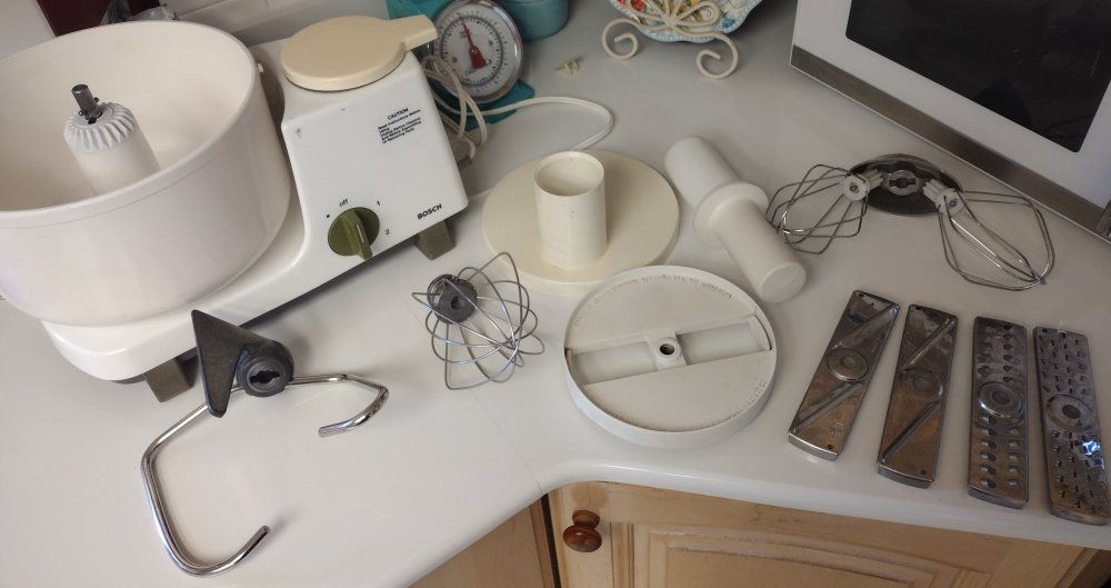 Bosch mixer and attachments