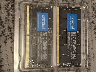 Crucial DDR5 LAPTOP/NOTEBOOK RAM 16X2 32GB