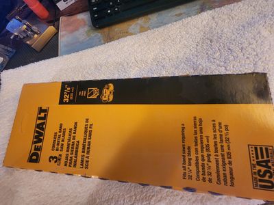 DeWALT Metal Bandsaw Blades DWC3984C 24 TPI