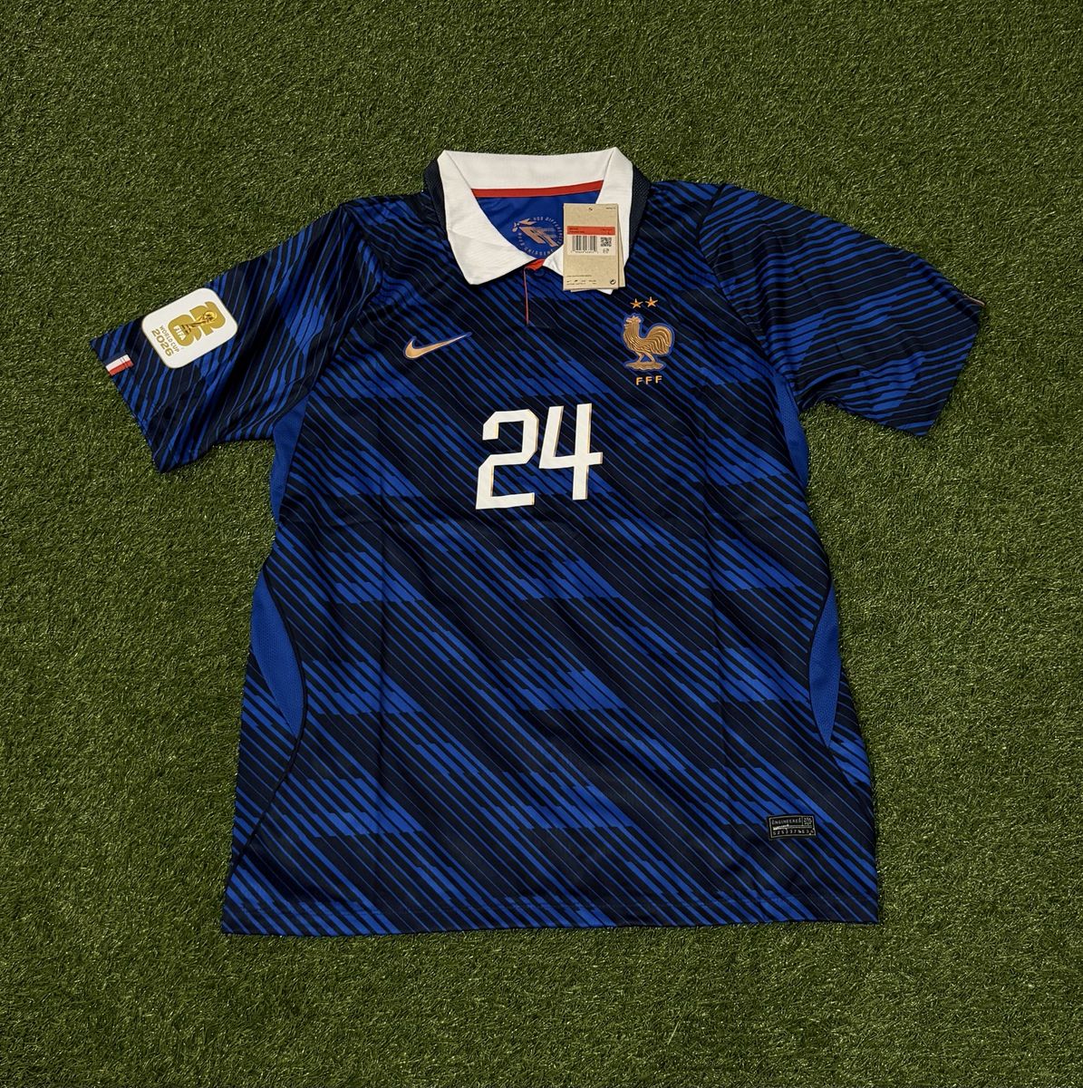 Nike France Home Football Jersey Size L Cherki #24 New with Tags