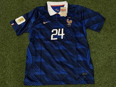 Nike France Home Football Jersey Size L Cherki #24 New with Tags