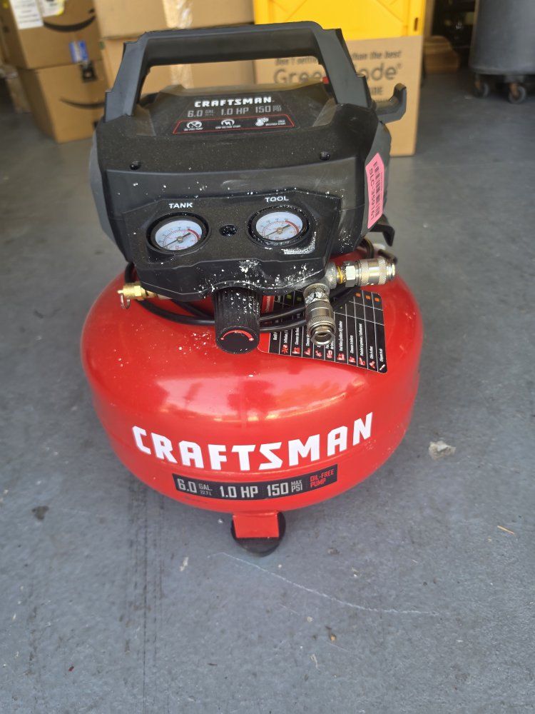 Craftsman 6.0 Gallon 1.0 HP 150 PSI Pancake Air Compressor