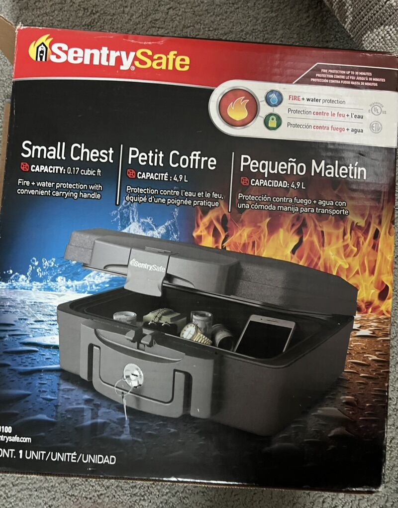 Sentry Safe Fire And Waterproof Locking 4.9 Liter