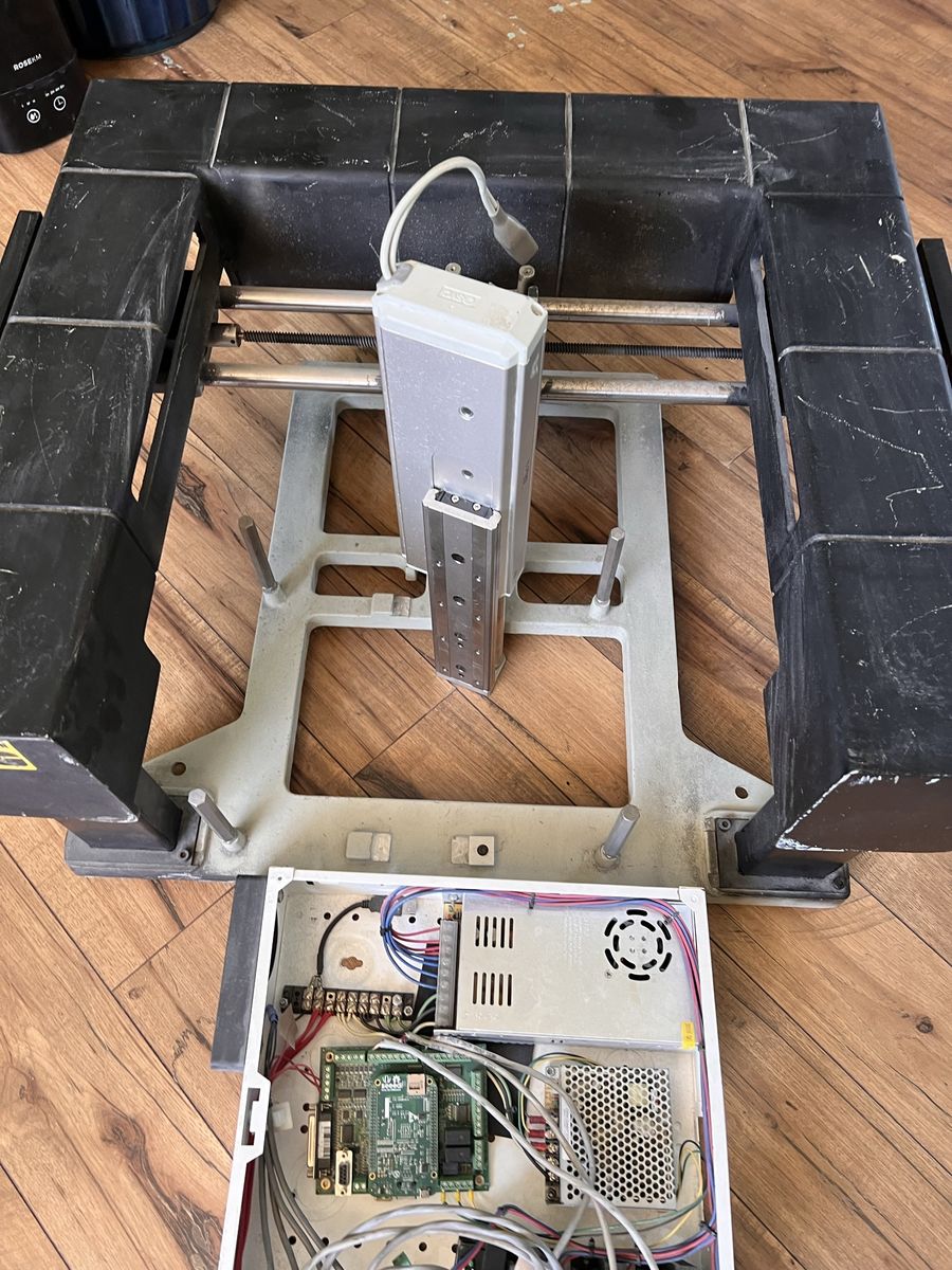 DIY CNC Router Project with Acorn 4-Axis Controller, 3-Axis Motors, and Ball Screw Linear Actuator