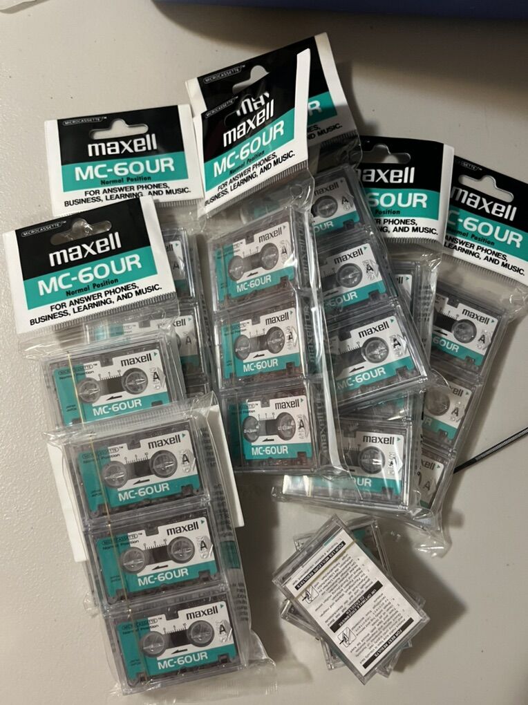 Maxell MC-60UR microcassette