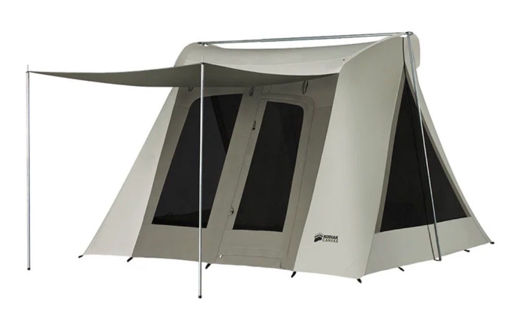 Kodiak canvas flex bow style tents like new read a