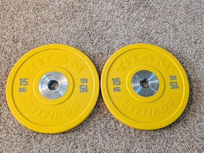 Titan Fitness Urethane Bumper Plates