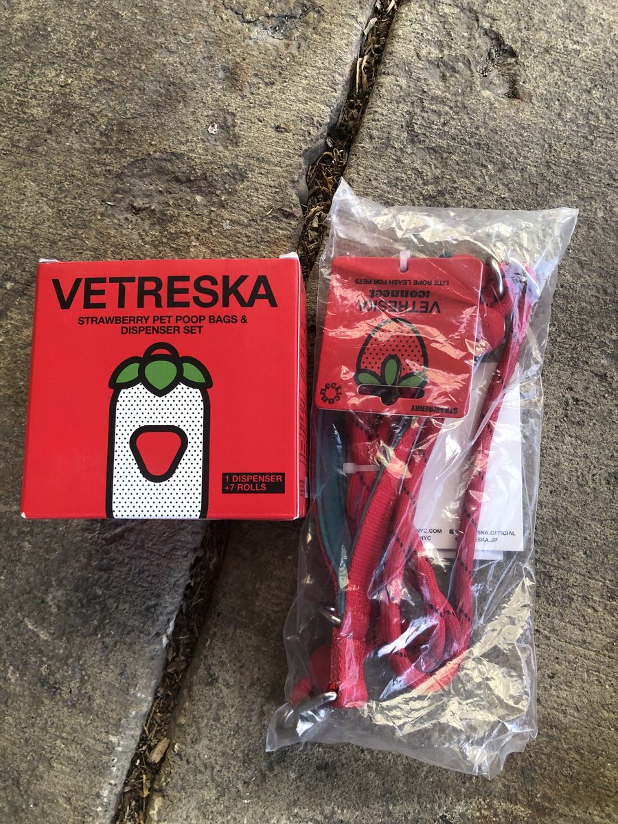 Dog Leash With Poop Bags