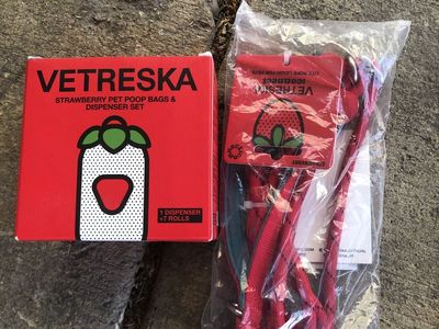 Dog Leash With Poop Bags