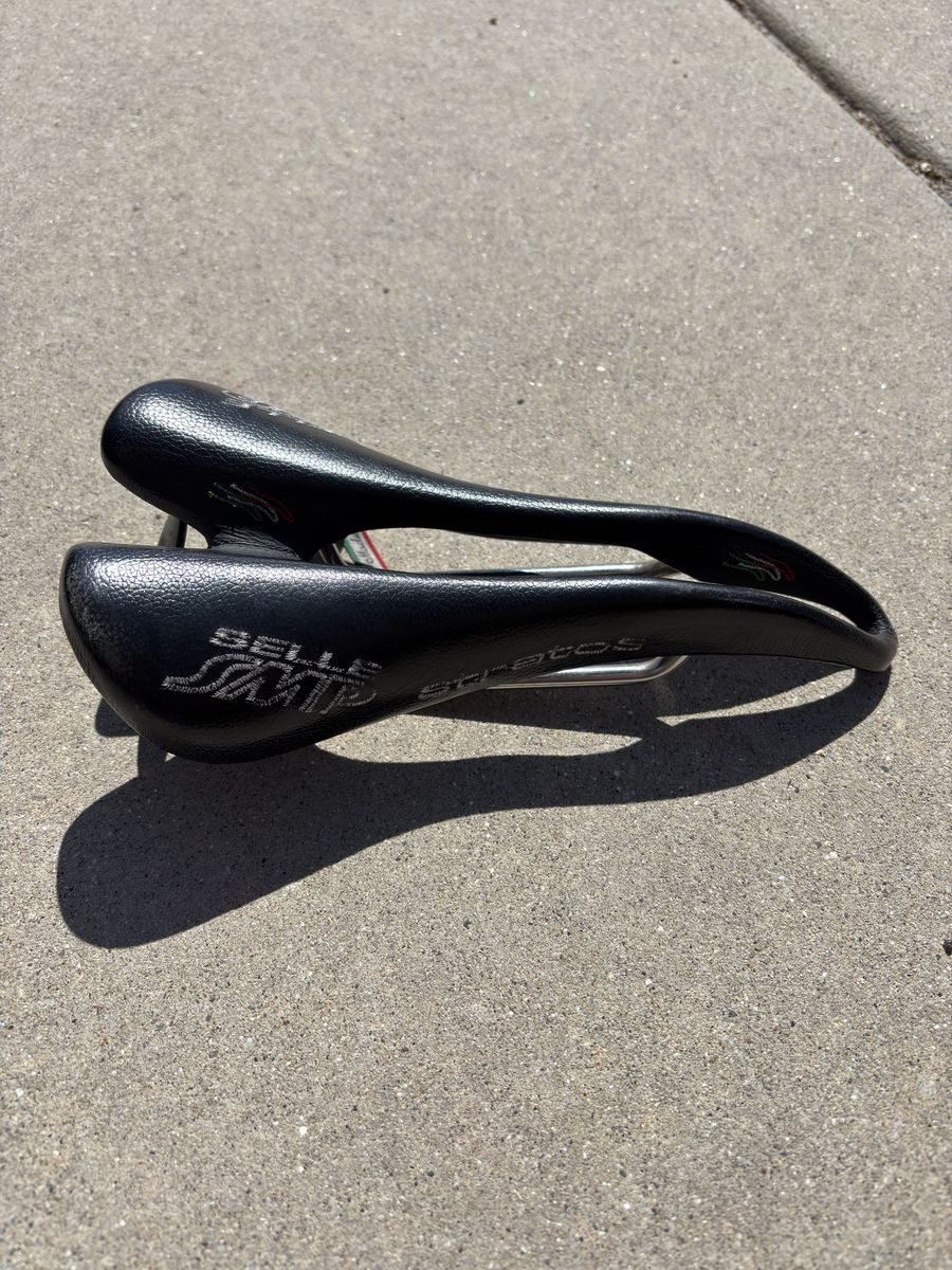 Selle SMP Stratos Saddle - Black Leather