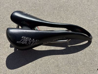 Selle SMP Stratos Saddle - Black Leather