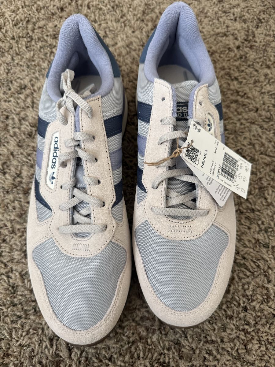 Adidas Originals Treziod 2 Shoes Men's Size 12 Blue/Grey New with Tags