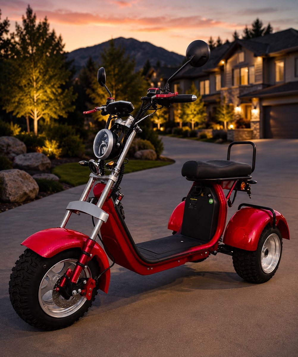3-Wheel Electric Scooter / Trike – Dual Motor – 40+ Mile Range – $1,800
