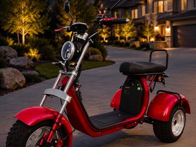 3-Wheel Electric Scooter / Trike – Dual Motor – 40+ Mile Range – $1,800