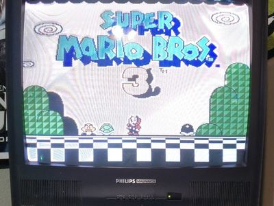 Phillips Magnavox 26 in retro gaming CRT TV
