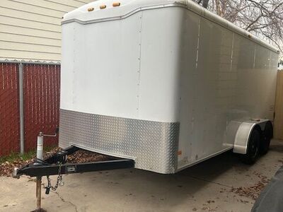 16ft x 7 ft Enclosed trailer $5000