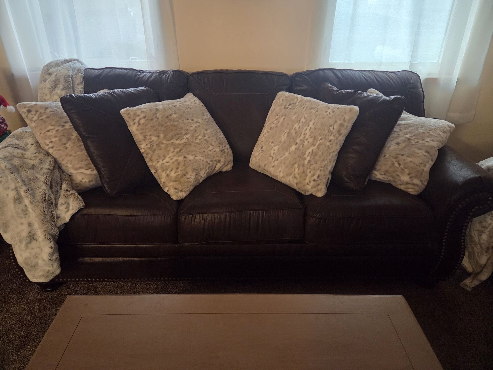 Couch and loveseat