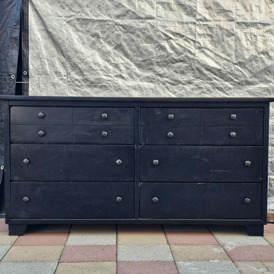 6 Drawer Solid Pine Wood Dresser