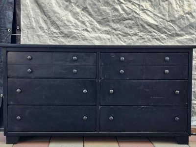 6 Drawer Solid Pine Wood Dresser