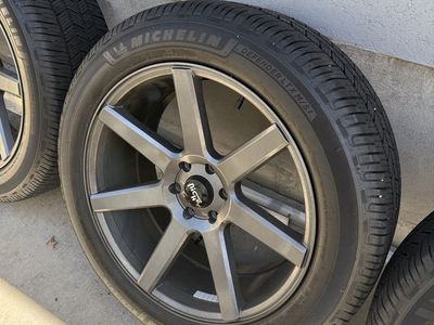 22" Niche "Future" Wheels with Mounted and Balanced Michelin, Tires Ready to Mount
