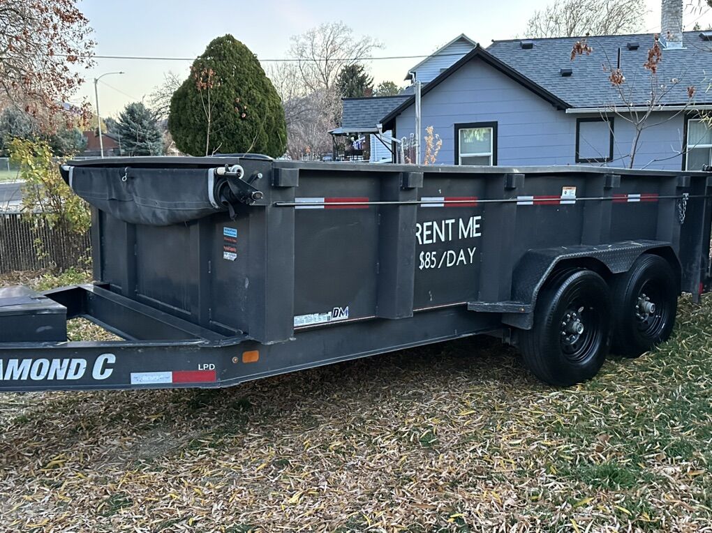 14ft Dump Trailer - For Rent