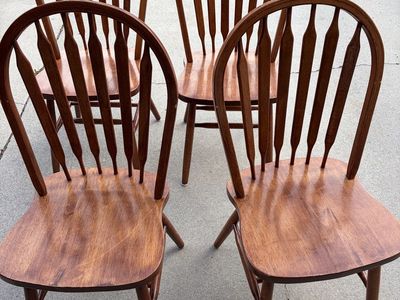 Wood chairs