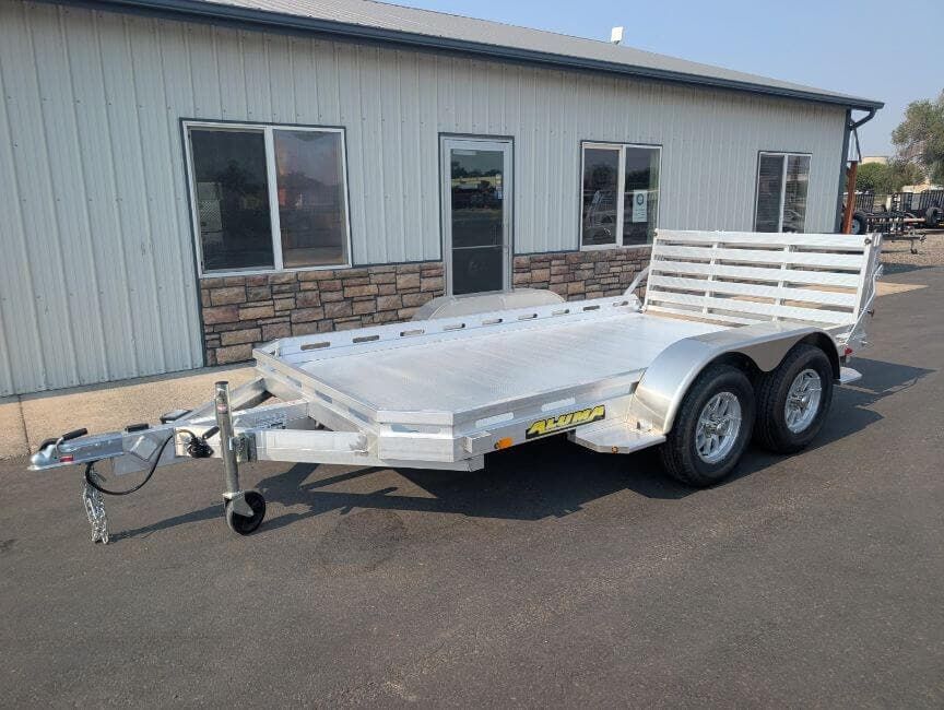 2027 Aluma 7812BT 12' Aluminum Trailer with Bi-fold Ramp 7K