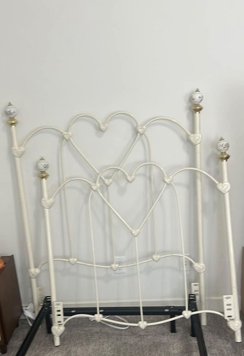 Vintage twin bed frame