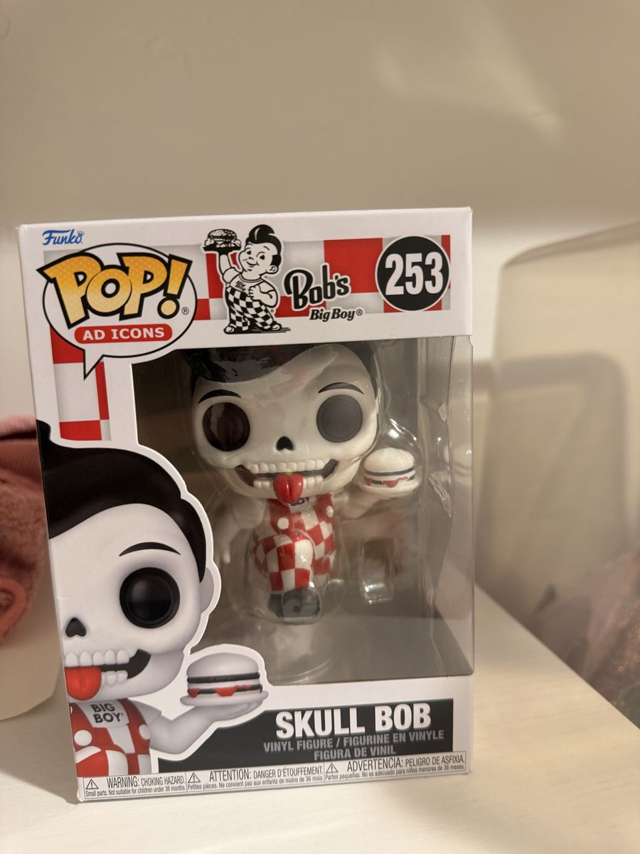 Funko Pop! Ad Icons Bob's Big Boy Skull Bob #253 Vinyl Figure - In Box