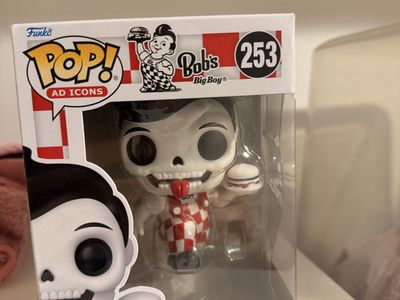 Funko Pop! Ad Icons Bob's Big Boy Skull Bob #253 Vinyl Figure - In Box